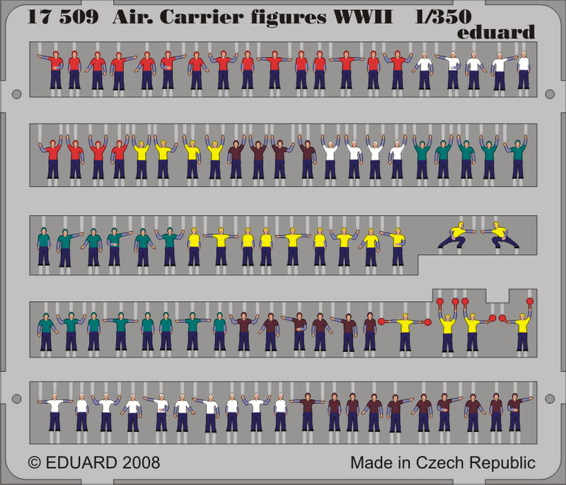 Go to product EDUARD 17509 - 1:350 Air.Carrier Figures WWII