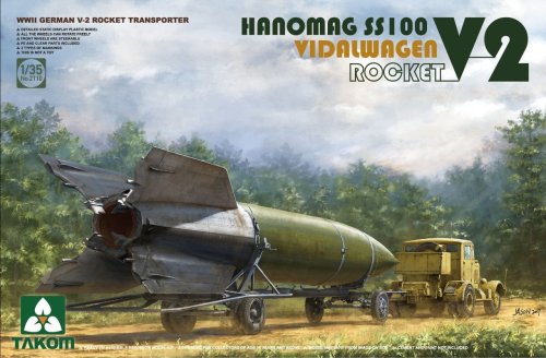 Go to product TAKOM 2110 - 1:35 Hanomag SS100 Vidalwagen V-2 Rocket Transporter