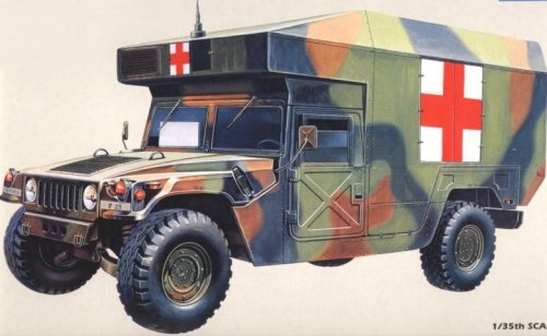 Go to product ACADEMY 13243 - 1:35 M997 Humvee Maxi Ambulance