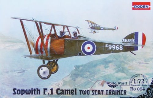 Go to product RODEN 054 - 1:72 Sopwith F1 Camel Two-Seat Trainer