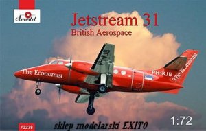 AMODEL 72238 - 1:72 Jetstream 31 Brtish Aerospace