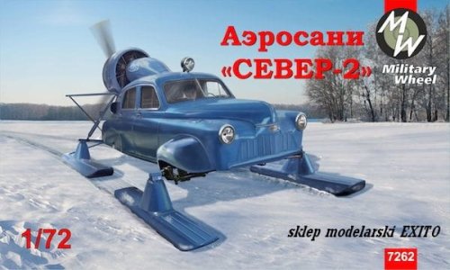 Go to product MILITARY WHEELS 7262 - 1:72 Soviet aerosan Sever-2