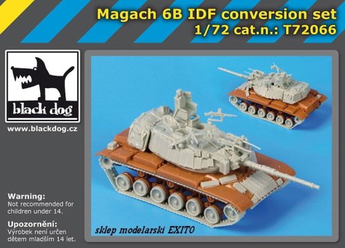 Go to product BLACK DOG T72066 - 1:72 Magach 6 B IDF conversion set
