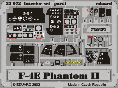 Go to product EDUARD 32503 - 1:32 F-4E interior