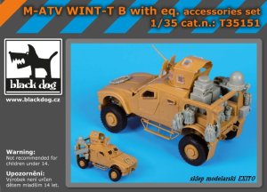 BLACK DOG T35151 - 1:35 M-ATV WINT-T B with equipment accessories set