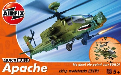 Go to product AIRFIX J6004 -  Apache Helicopter - Quick Build