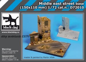 BLACK DOG D72010 - 1:72 Middle east street - base (150 x 110 mm)