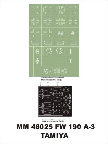 Go to product MONTEX MM48025 - 1:48 Focke Wulf Fw-190 A-3