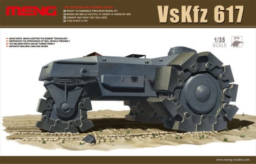 Go to product MENG MODEL SS001 - 1:35 VsKfz 617 Mine Clearer