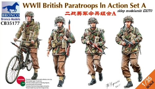 Go to product BRONCO CB 35177 - 1:35 WWII British Paratroops in Action Set A