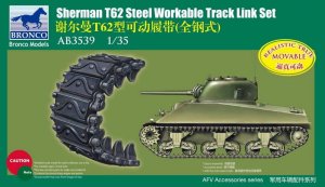 BRONCO AB 3539 - 1:35 Sherman T62 Steel Workable Track Link Set