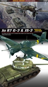 ACADEMY 12539 - 1:72 Ju 87 G-2 & JS-2 - Special Edition