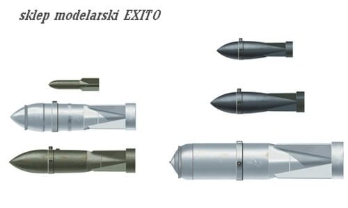 Go to product ITALERI 26101 - 1:72 WW II German aircraft weapons - set 1