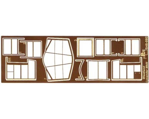 Go to product PART S48092 - 1:48 Westland Lysander canopy frames
