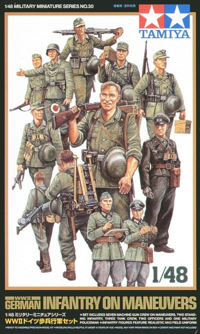 Go to product TAMIYA 32530 - 1:48 German Infantry on Maneuver