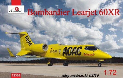 Go to product AMODEL 72360 - 1:72 Bombardier Learjet 60XR