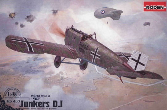 Go to product RODEN 433 - 1:48 Junkers D.I early