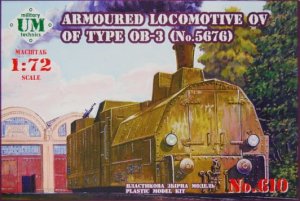 UNIMODELS 610 - 1:72 Armored Lokomotive OV of the type OB-3