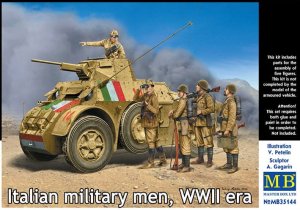 MASTER BOX 35144 - 1:35 Italian military men WWII era