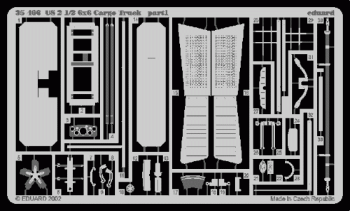 Go to product EDUARD 35466 - 1:35 US 2 1/2 6x6 Cargo Truck