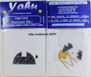 YAHU YMA7205 - 1:72 Hawker Hurricane Mk.I - Instrument Panel
