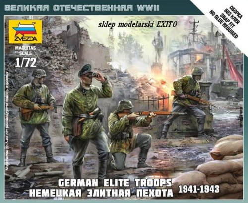 Go to product ZVEZDA 6180 - 1:72 German Elite Troops 1939-43