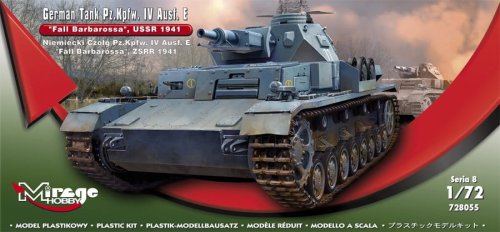 Go to product MIRAGE 728055 - 1:72 German Tank Pz.Kpfw. IV Ausf. E Fall Barbarossa USSR 1941