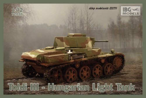 Go to product IBG 72030 - 1:72 Toldi III - Hungarian Light Tank