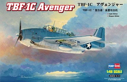 Go to product HOBBY BOSS 80314 - 1:48 TBF-1C Avenger