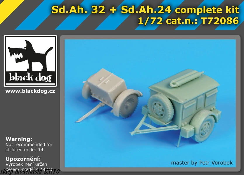 Go to product BLACK DOG T72086 - 1:72 S.d.Ah.32 + S.d.Ah.24 complete kit