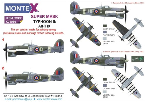 Go to product MONTEX K24086 - 1:24 Typhoon Mk.Ib Car Door