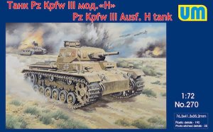 UNIMODELS 270 - 1:72 Pz.Kpfw.III Ausf.H