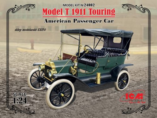 Go to product ICM 24002 - 1:24 Model T 1911 Touring  American Passenger Car