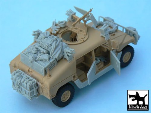Go to product BLACK DOG T48034 - 1:48 Humvee Iraq war accessories set