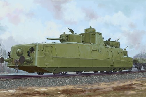 Go to product HOBBY BOSS 85514 - 1:35 Soviet MBV-2 Armored Train (late F-34 gun)