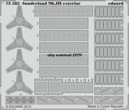 Go to product EDUARD 72585 - 1:72 Sunderland Mk.III exterior