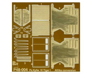 PART P48004 - 1:48 Tiger I Afrika Korps conversion