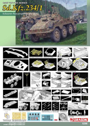 Go to product DRAGON 6298 - 1:35 Sd.Kfz.234/1 Schwerer Panzerspahwagen (2cm)
