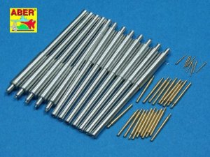 ABER 1:350L-51  - 1:350 Set of barrels 356mm x 12; 127mm x 20; 28mm x 8 for Arizona class battleships
