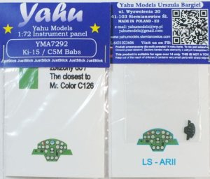 YAHU YMA7292 - 1:72 Ki-15 / C5M Babs