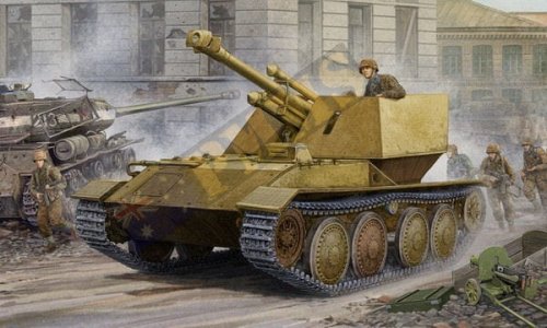 Go to product TRUMPETER 01586 - 1:35 Krupp/Ardelt Waffentrager 105mm leFH-18