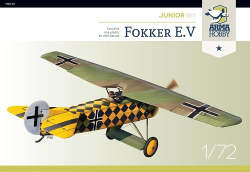Go to product ARMA HOBBY 70013 - 1:72 Fokker E.V Junior Set