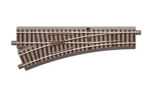 ROCO 61140 H0 - Zwrotnica prosta lewa, ręczna GeoLine