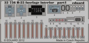 EDUARD 32756 - 1:32 B-25 fuselage interior