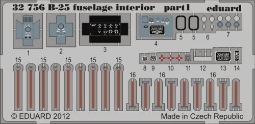 Go to product EDUARD 32756 - 1:32 B-25 fuselage interior