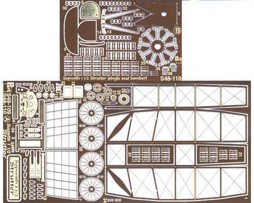 Go to product PART S48110 - 1:48 Sopwith 1 1/2 Strutter