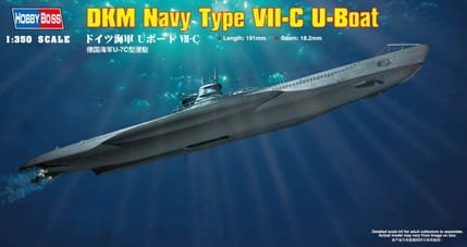 Go to product HOBBY BOSS 83505 - 1:350 German Navy Type VII-C U-Boat