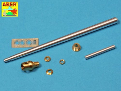 Go to product Aber 35L-014n - 1:35 88mm Pak 43/1 L/71 metal gun barrel for Ferdinand / Elefant spg