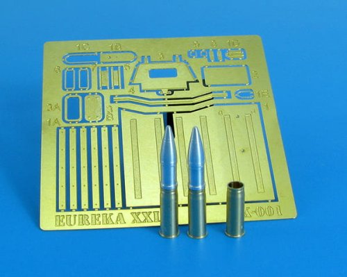 Go to product EUREKA XXL A-3510 - 1:35 Ammo set for 7,5 cm gun Nebelgranatpatrone Kw.K.37/Stu.K.37 L/24