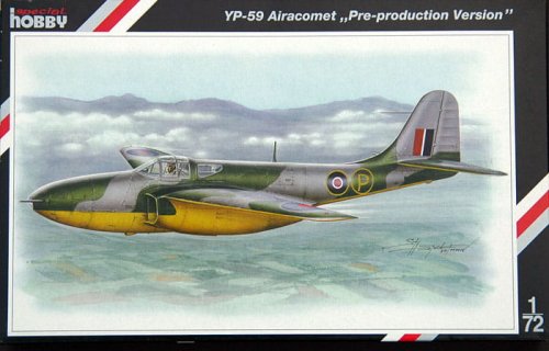 Go to product SPECIAL HOBBY 72084 - 1:72 Bell YP-59 Airacomet